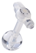 Low Profile Gastrostomy Tube Kit MIC-Key® 24 Fr. 4.5 cm Tube Silicone Sterile - 0120-24-4.5