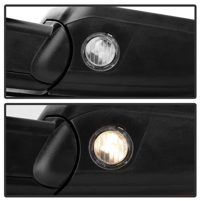 SPYDER xTune 07-14 Ford F-150 Heated Amber Seq LED Signal OEM Pwr Mirrors (Pair) (MIR-03FF07-G2-PW-RAM-SET) 9943171