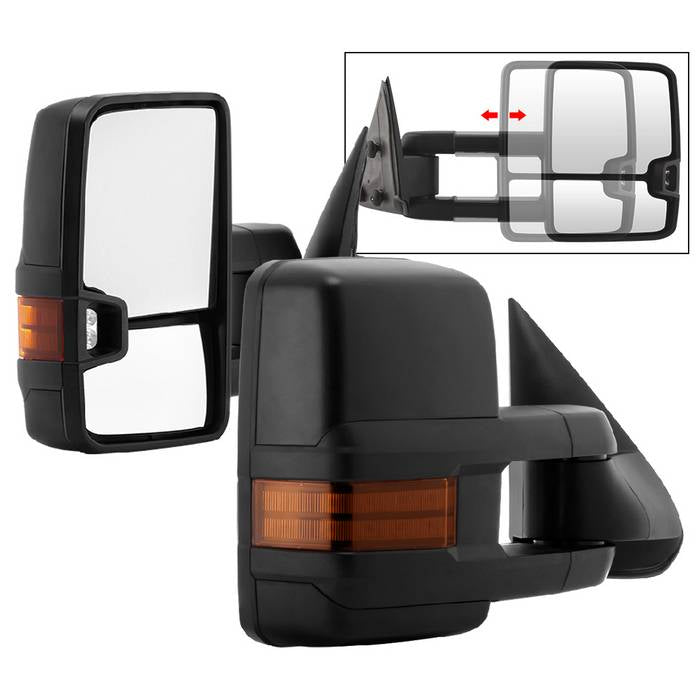 SPYDER xTune Chevy Silverado 99-06 G2 LED Signal Telescoping Mirror - SET MIR-CS03S-G2-MA-AM-SET 9936661