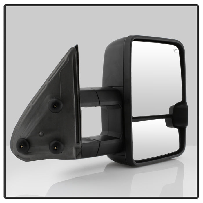 SPYDER xTune Chevy Silverado 03-06 G2 Heated Amber LED Signal Telescoping Mirrors MIR-CS03S-G2-PWH-AM-SET 9936685