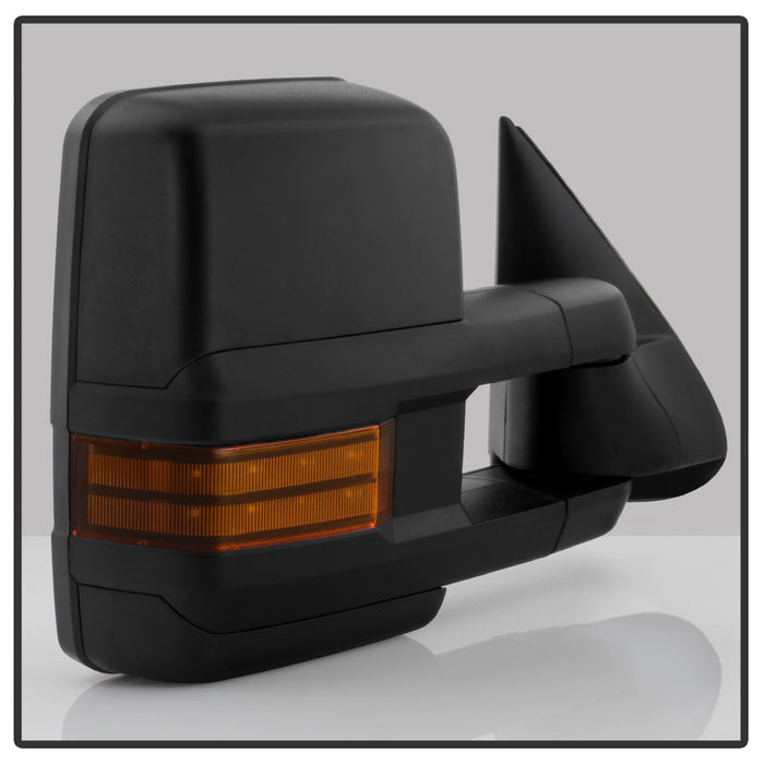 SPYDER xTune Chevy Silverado 99-02 G2 Heated Amber LED Signal Telescoping Mirrors MIR-CS99S-G2-PWH-AM-SET 9936678