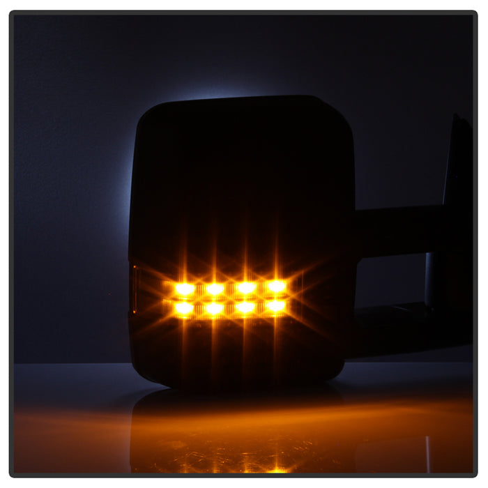 SPYDER xTune Chevy Silverado 99-02 G2 Heated Amber LED Signal Telescoping Mirrors MIR-CS99S-G2-PWH-AM-SET 9936678