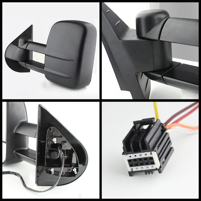 SPYDER Xtune Chevy Silverado 07-12 Manual Extendable Power Heated Adjust Mirror Left MIR-CSIL07-PW-L 9924996