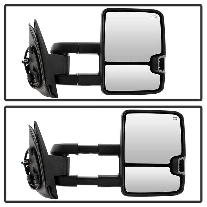 SPYDER xTune Chevy Silverado 07-13 Heated Amber LED Signal Mirrors Chrome MIR-CSIL07S-G3C-PWH-AM-SET 9936760