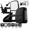 SPYDER xTune Chevy Silverado 14-15 POWER Heated LED Signal Telescoping Mirror - SET MIR-CSIL14S-PWH-SM-SET 9936371