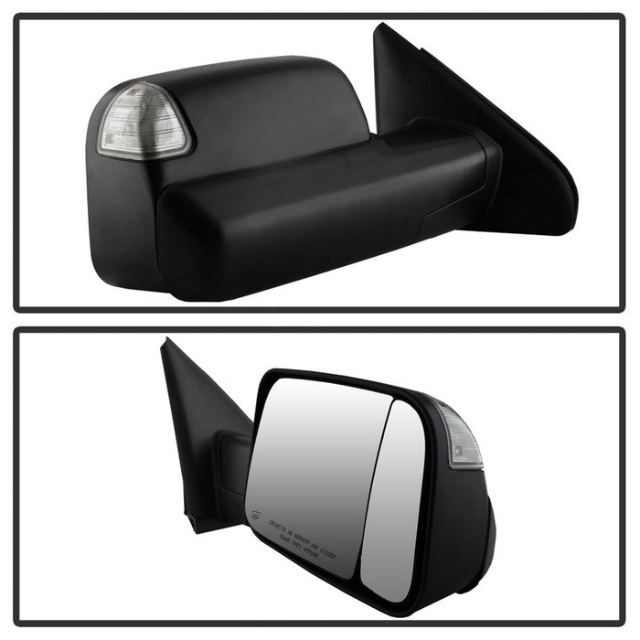 SPYDER xTune Dodge Ram 02-09 G2 Manual Extendable / Power Heated Mirror - MIR-DRAM02S-G2-PW-SET 9939877