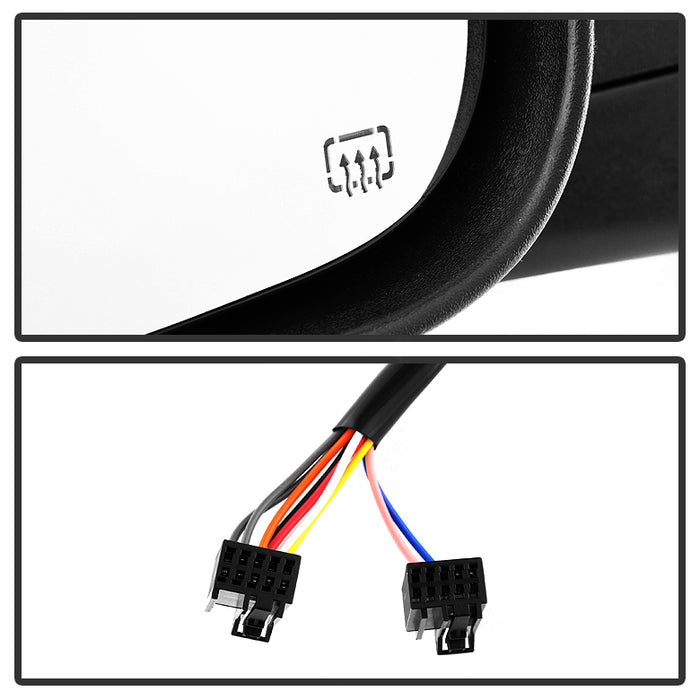 SPYDER Xtune Dodge Ram 1500 09-12 Extendable Heated Adjust Mirror Black HoUSing Left MIR-DRAM09S-PWH-L 9935596