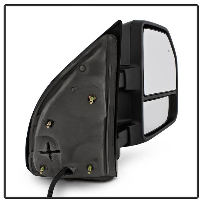 SPYDER xTune 08-15 Ford F-250 SD Heated Adj LED Signal Power Mirror - Smoke (MIR-FDSD08S-G4-PW-SM-SET) 9943096