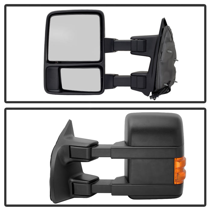 SPYDER xTune 99-15 Ford SuperDuty L/R Manual Extendable - Manual Adjust Mirror MIR-FDSD08S-MA-AM-SET 9935794