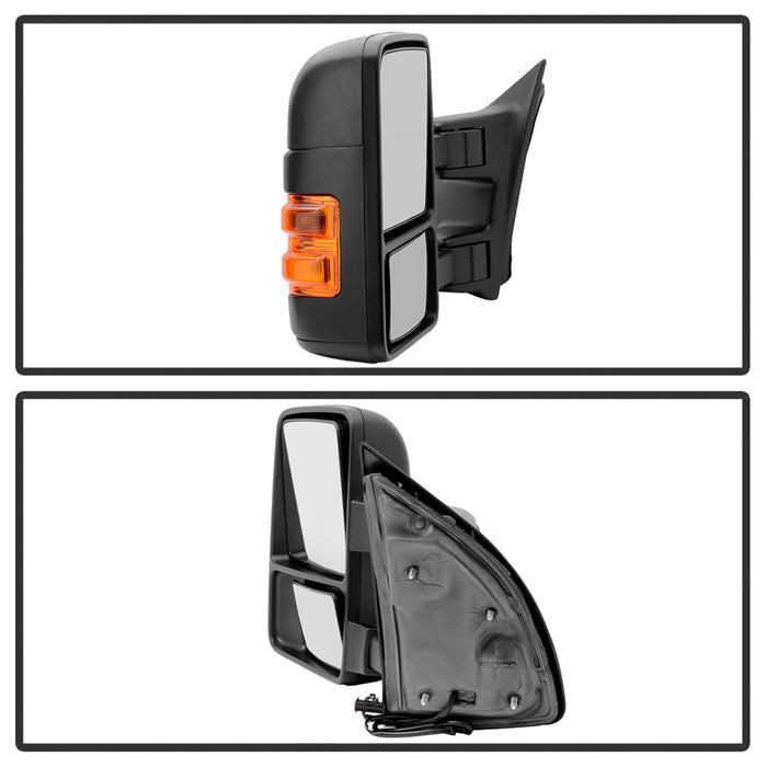 SPYDER xTune 99-15 Ford SuperDuty L/R Manual Extendable - Manual Adjust Mirror MIR-FDSD08S-MA-AM-SET 9935794