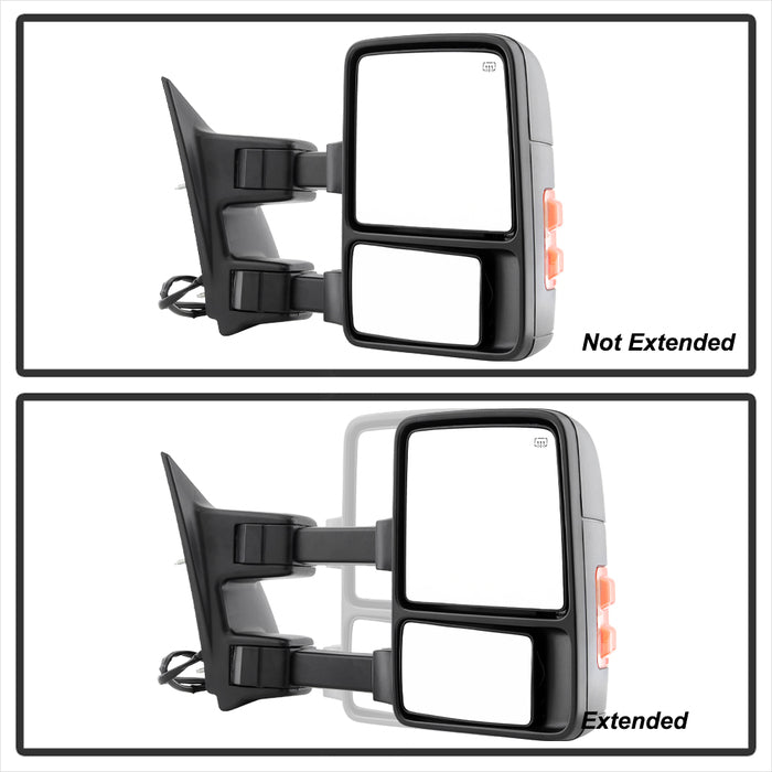 SPYDER xTune 08-14 Ford SuperDuty Power Heated Adjust Mirror - Right (MIR-FDSD08S-PW-AM-R) 9933158