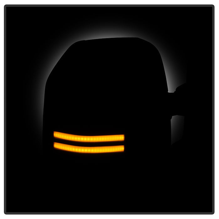 SPYDER xTune 99-07 Ford SuperDuty Heated LED Telescoping Pwr Mirrors-Smk (Pair) (MIR-FDSD99S-G4-PW-RSM-SET) 9943157