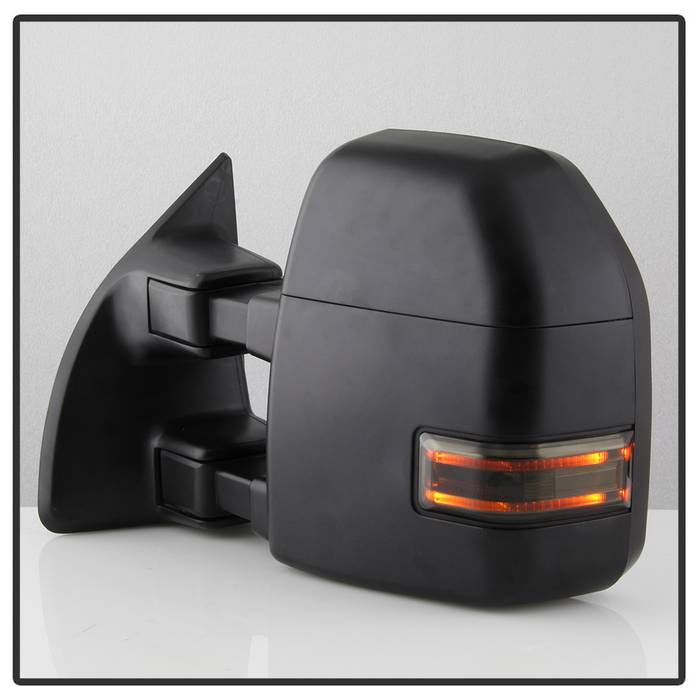 SPYDER xTune 99-07 Ford Super Duty Heated LED Signal Power Mirrors - Smk (Pair) (MIR-FDSD99S-G4-PW-SM-SET) 9943102