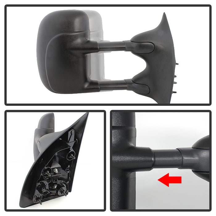 SPYDER Xtune Ford Superduty 02-07 Manual Extendable Manual Adjust Mirror Right MIR-FDSD99S-MA-R 9932427