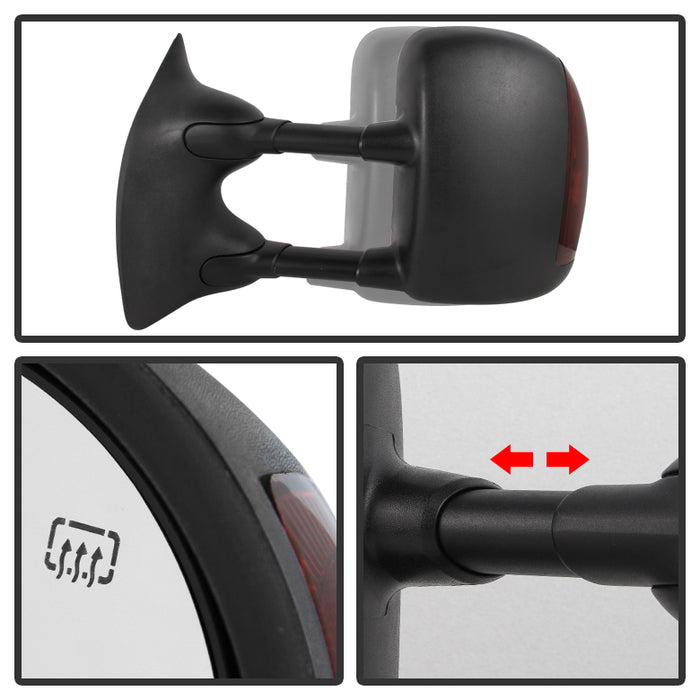 SPYDER Xtune Ford Superduty 02-07 Manual Extendable Power Heated Adjust Mirror Right MIR-FDSD99S-PW-AM-R 9933073