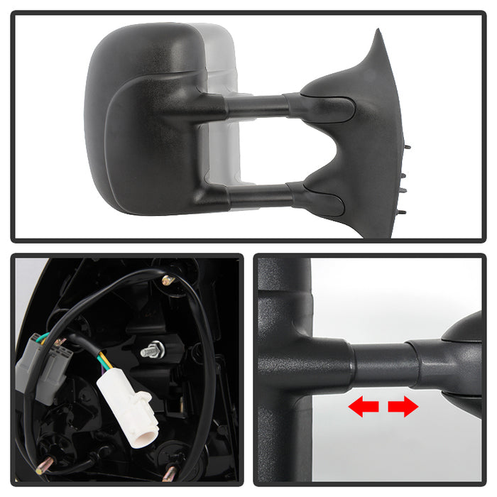 SPYDER Xtune Ford Superduty 02-07 Manual Extendable Power Adjust Mirror Right MIR-FDSD99S-PW-R 9932847