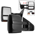 SPYDER xTune 04-14 Ford F-150 Heated Amber LED Signal Telescoping Mirror (Pair) (MIR-FF15009S-PWH-AM-SET) 9937644