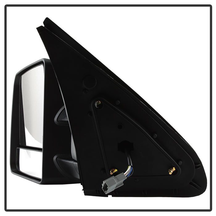 SPYDER xTune 07-14 Toyota Tundra Heated Amber LED Signal Telescoping Mirror -Left (MIR-TTUN07S-PWH-L) 9937590