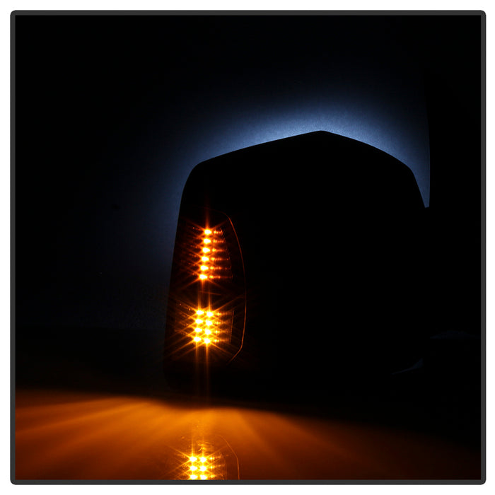 SPYDER xTune 07-14 Toyota Tundra Heated Amber LED Signal Telescoping Mirror - Right (MIR-TTUN07S-PWH-R) 9937606