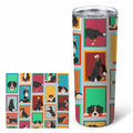 Bernese Mountain Dog 20 oz Skinny Tumbler with Lid and Straw