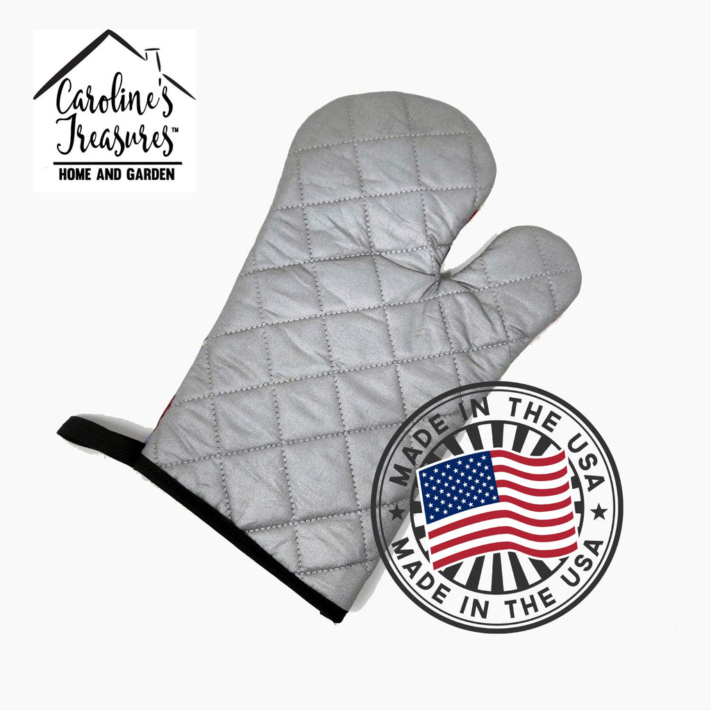 Lots of Black and Tan Yorkie Oven Mitt Heat Resistant Thick Oven Mitt for Hot Pans and Oven, Kitchen Mitt Protect Hands, Cooking Baking Glove