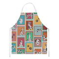 Lots of Harlequin Natural Ears Great Dane Apron Cooking Kitchen Server Baking Crafts Gardening for Adult Women Men, Unisex, Large, Multicolor