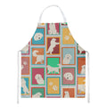 Lots of Great Pyrenees Apron Cooking Kitchen Server Baking Crafts Gardening for Adult Women Men, Unisex, Large, Multicolor