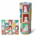 Maltese 20 oz Skinny Tumbler with Lid and Straw