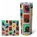 Cavalier King Charles Spaniel 20 oz Skinny Tumbler with Lid and Straw