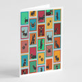 Lots of Black and Tan Chihuahua Greeting Cards Pack of 8 Blank Cards with Envelopes Whimsical A7 Size 5x7