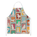 Lots of Cream Golden Retriever Apron Cooking Kitchen Server Baking Crafts Gardening for Adult Women Men, Unisex, Large, Multicolor
