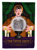 Sheltie Halloween House Flag 28x40 Porch Sleeve Pole Decorative Outside Yard Banner Artwork Wall Hanging, Polyester