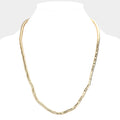 18Inch Gooseneck Metal Necklace