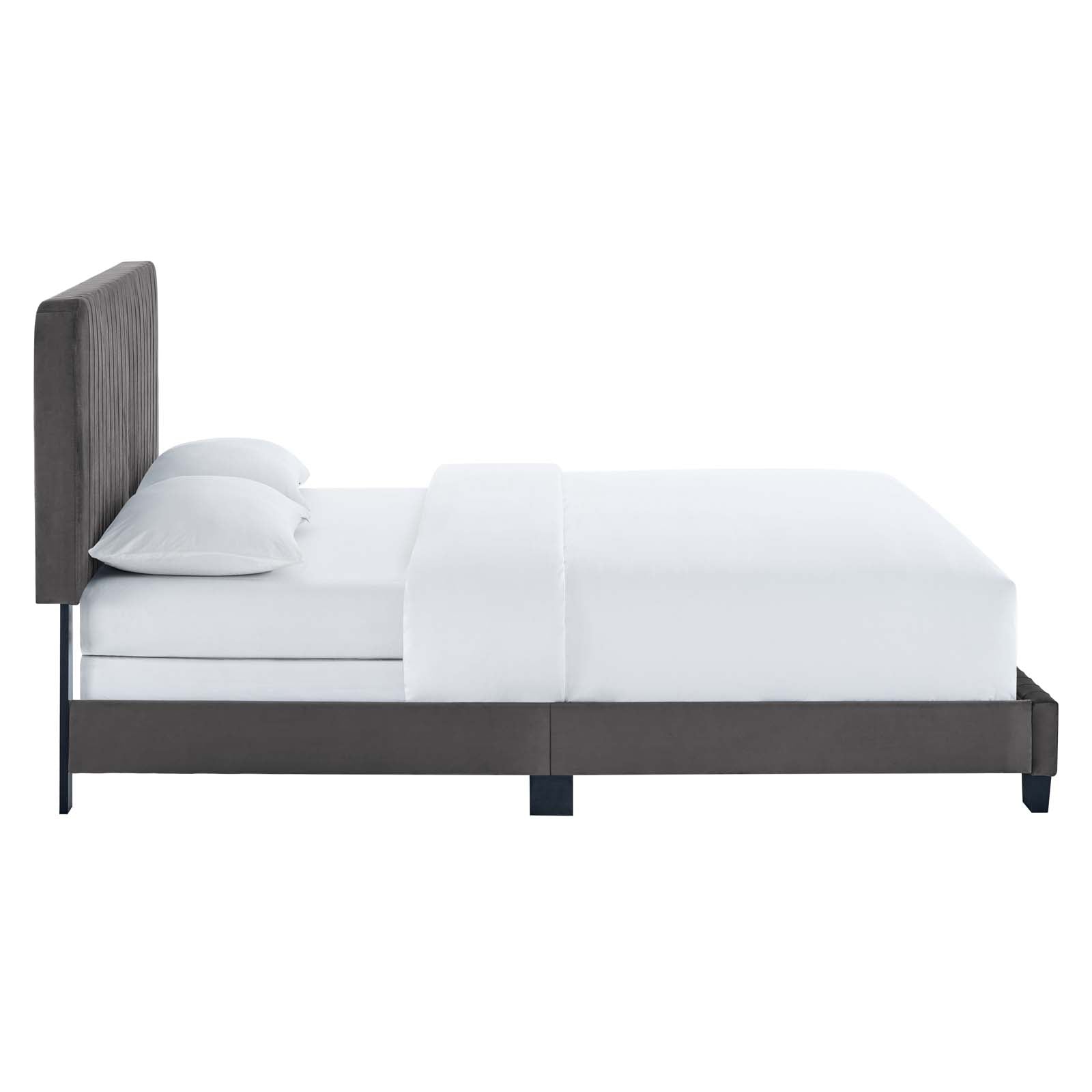 Celine Channel Tufted Performance Velvet King Bed by Modway