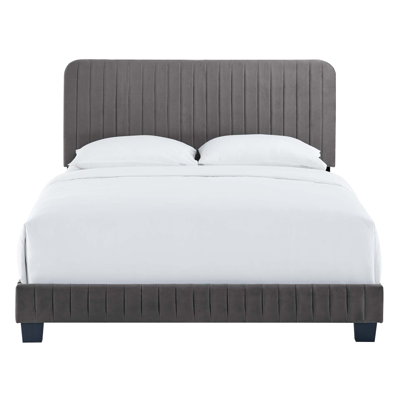 Celine Channel Tufted Performance Velvet King Bed by Modway