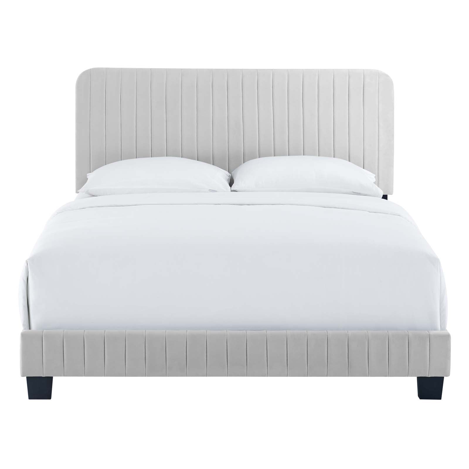 Celine Channel Tufted Performance Velvet King Bed by Modway