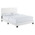 Celine Channel Tufted Performance Velvet King Platform Bed by Modway