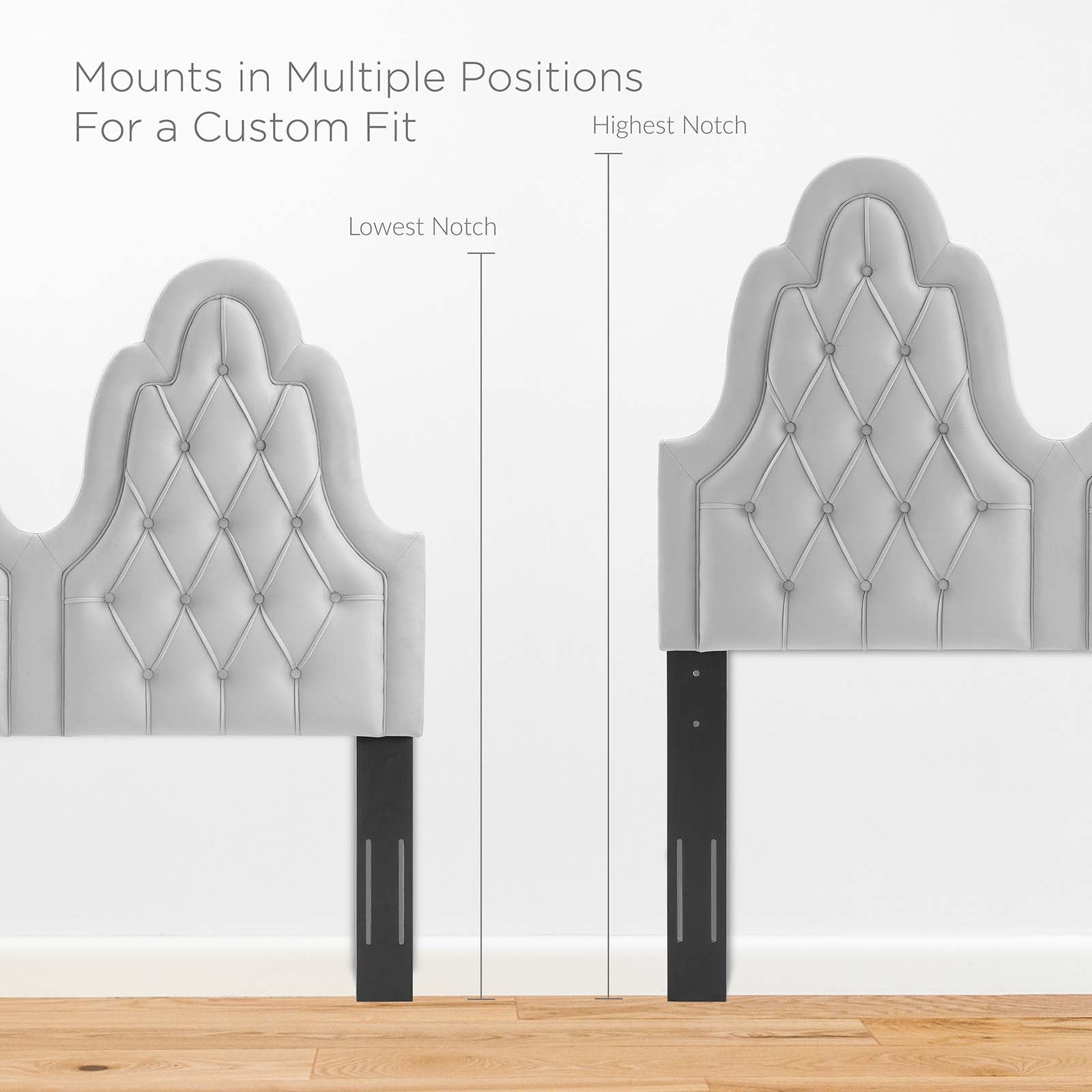 Augustine Tufted Performance Velvet King/California King Headboard by Modway