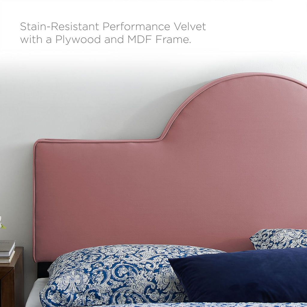 Soleil Performance Velvet Queen Bed by Modway