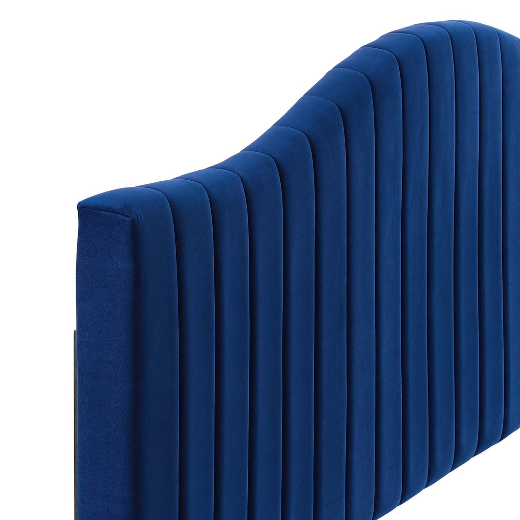 Brielle Channel Tufted Performance Velvet King/California King Headboard by Modway