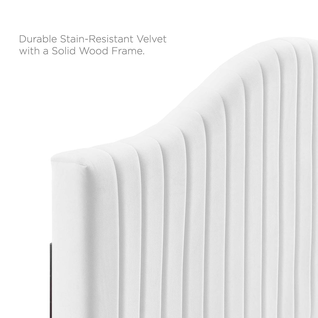 Brielle Channel Tufted Performance Velvet King/California King Headboard by Modway