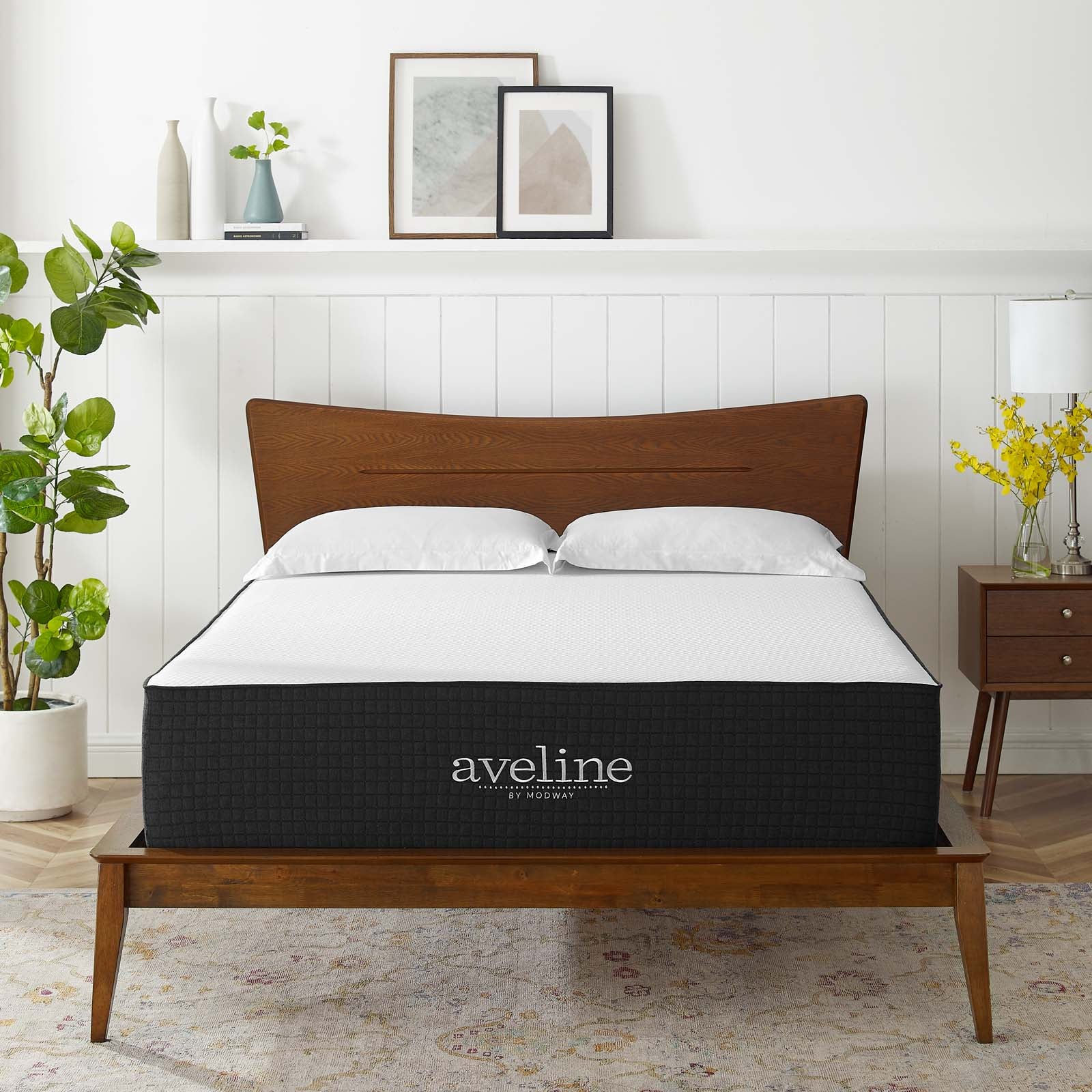 Aveline 14" Memory Foam King Mattress by Modway