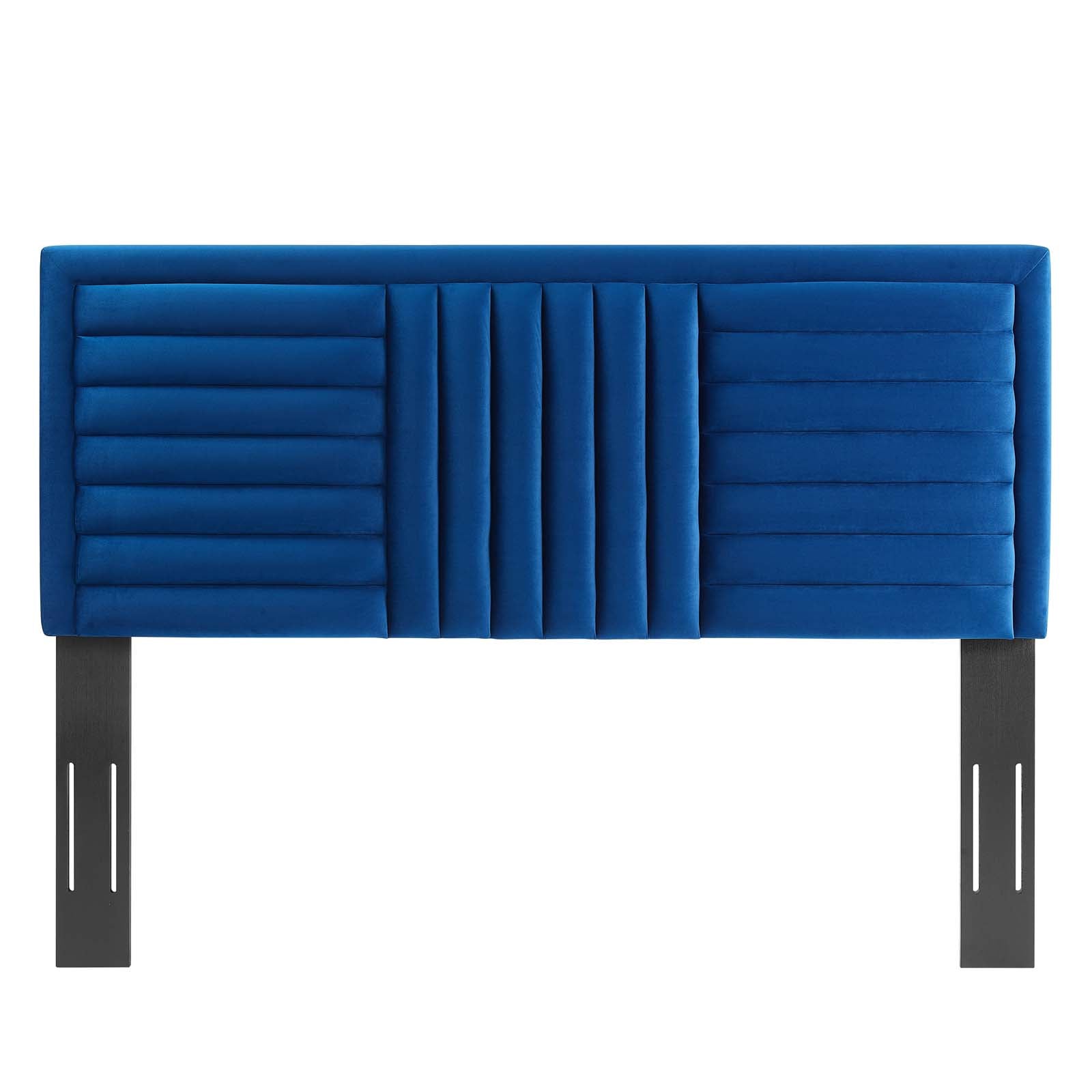 Believe Channel Tufted Performance Velvet Twin Headboard by Modway