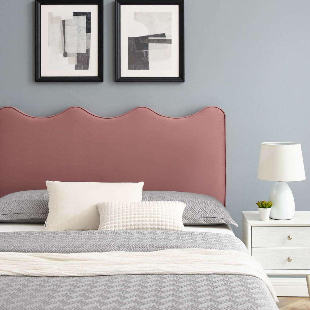 Current Performance Velvet Twin Platform Bed by Modway