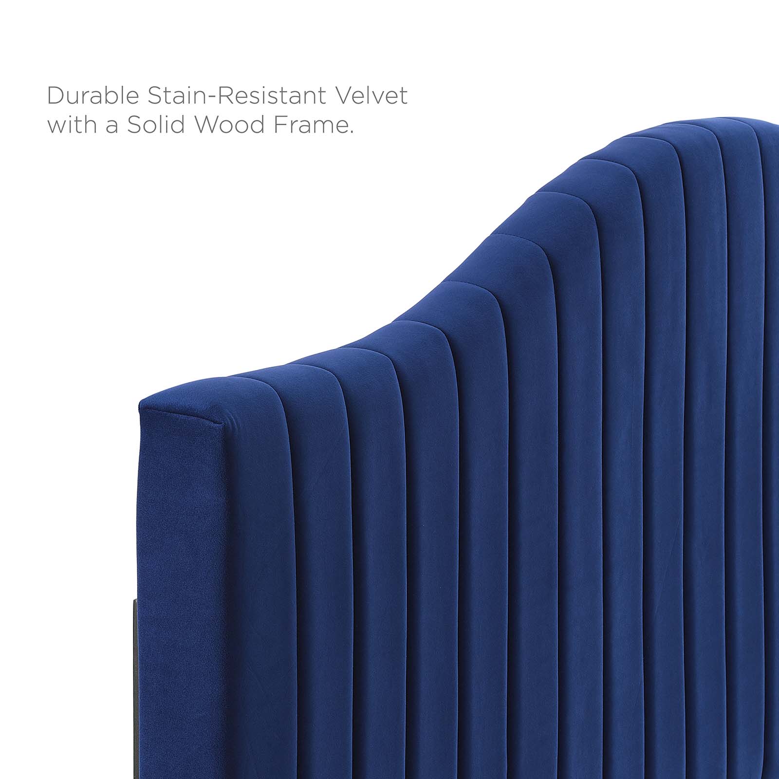 Juniper Channel Tufted Performance Velvet Queen Platform Bed by Modway