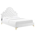 Gwyneth Tufted Performance Velvet Queen Platform Bed by Modway