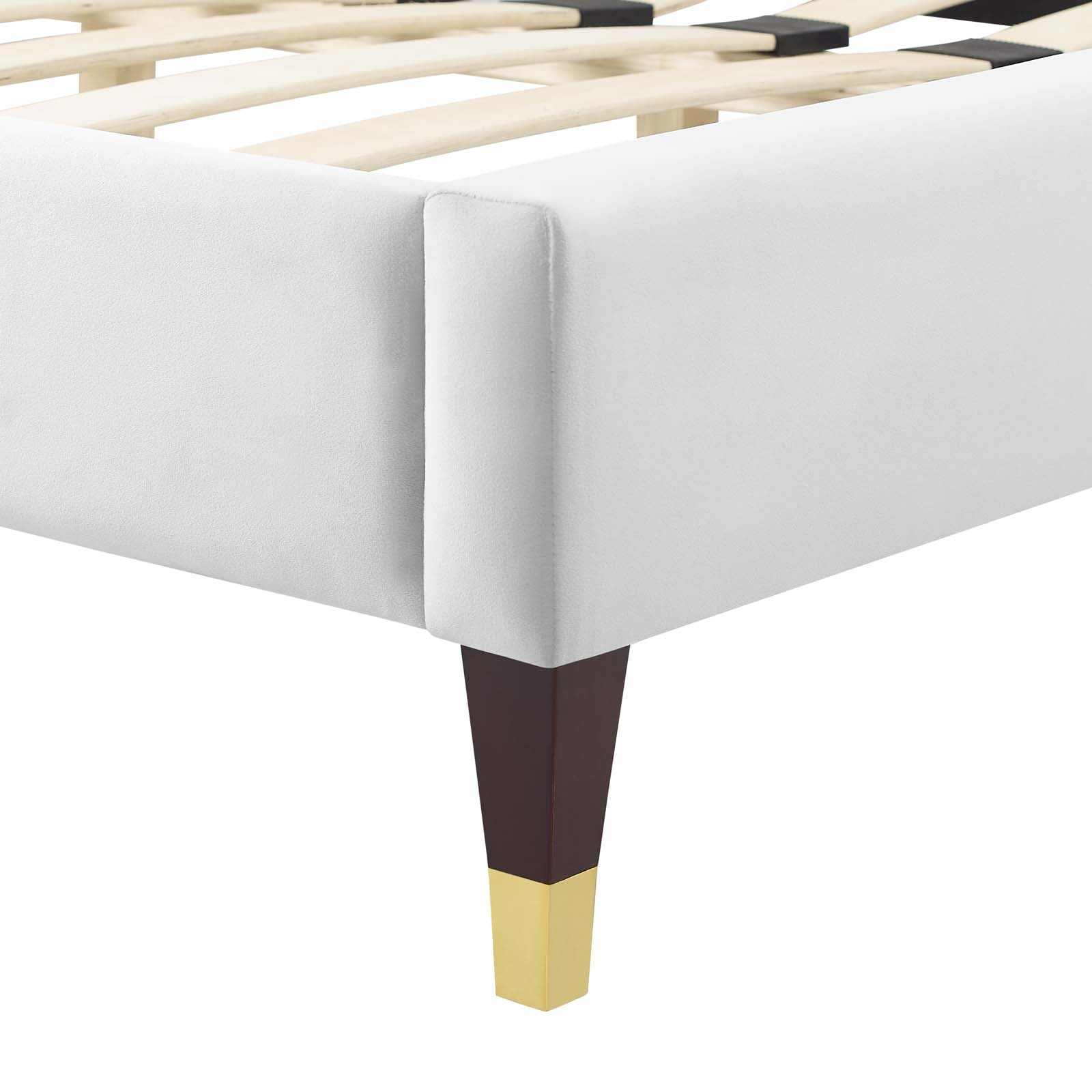 Gwyneth Tufted Performance Velvet Queen Platform Bed by Modway