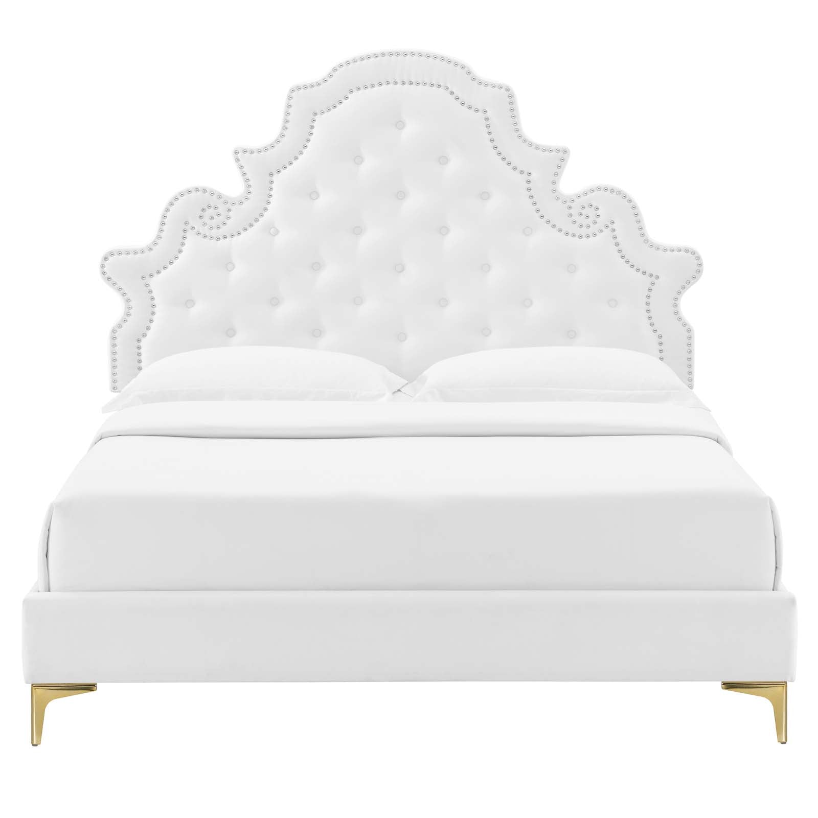 Gwyneth Tufted Performance Velvet Full Platform Bed by Modway