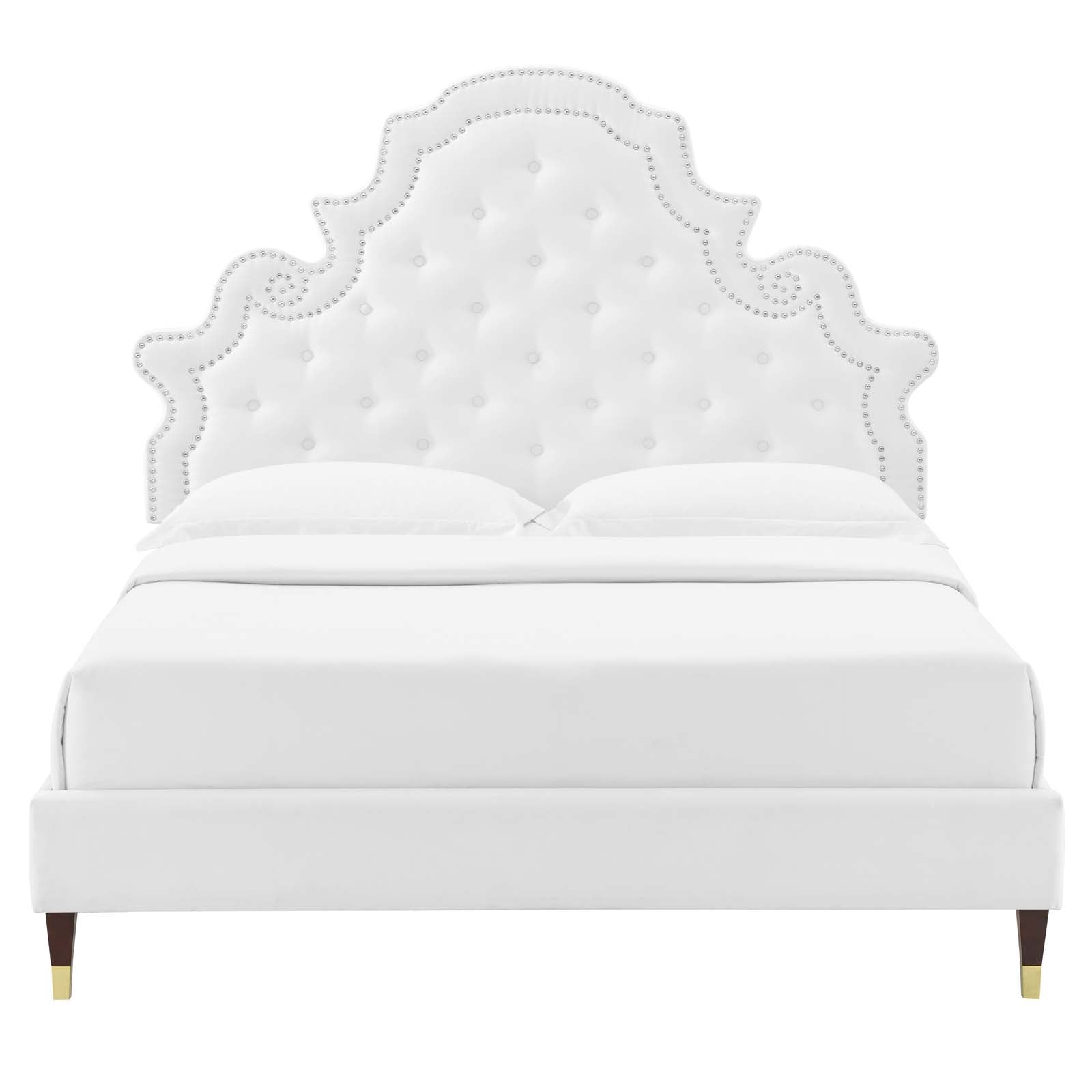 Gwyneth Tufted Performance Velvet Full Platform Bed by Modway