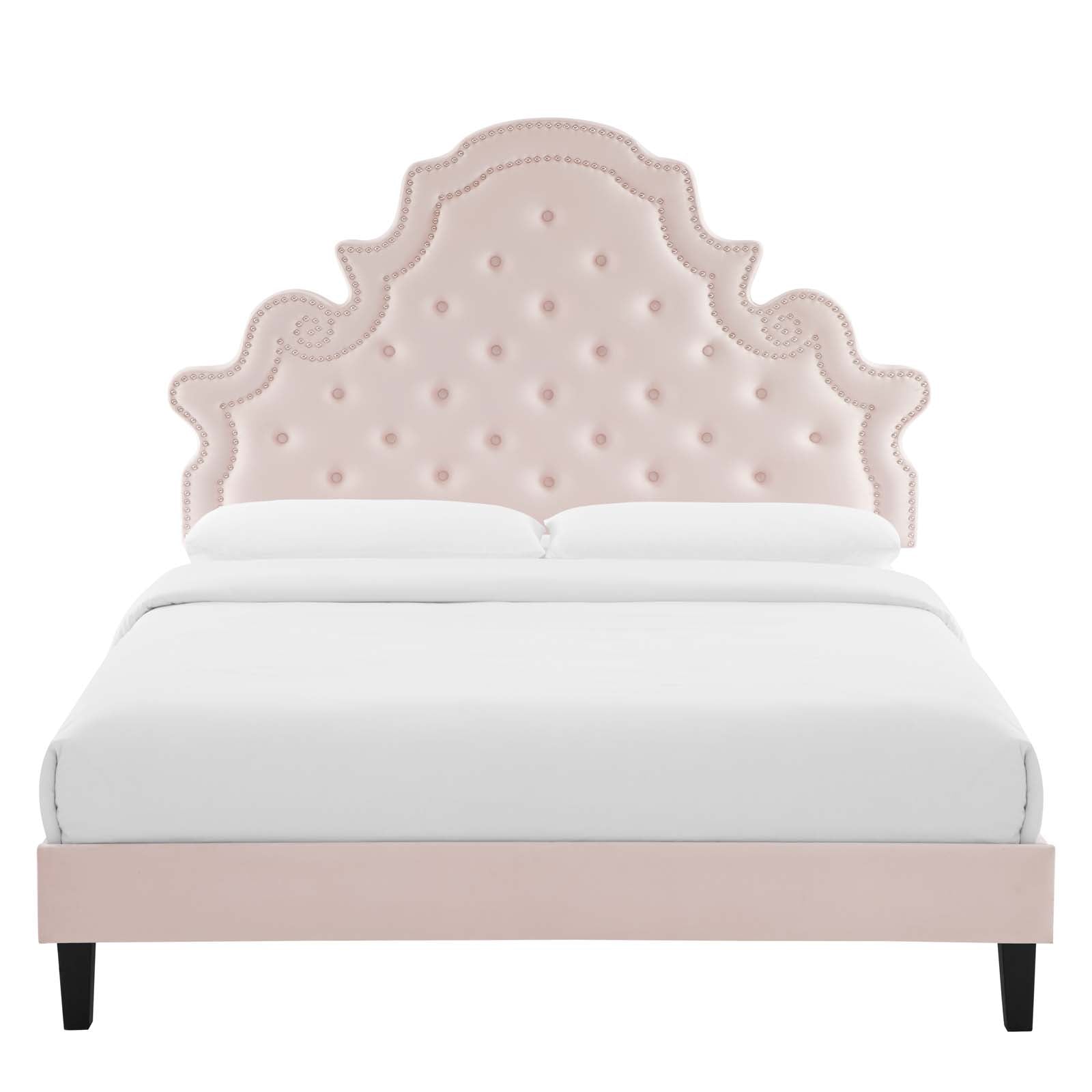 Gwyneth Tufted Performance Velvet Full Platform Bed by Modway